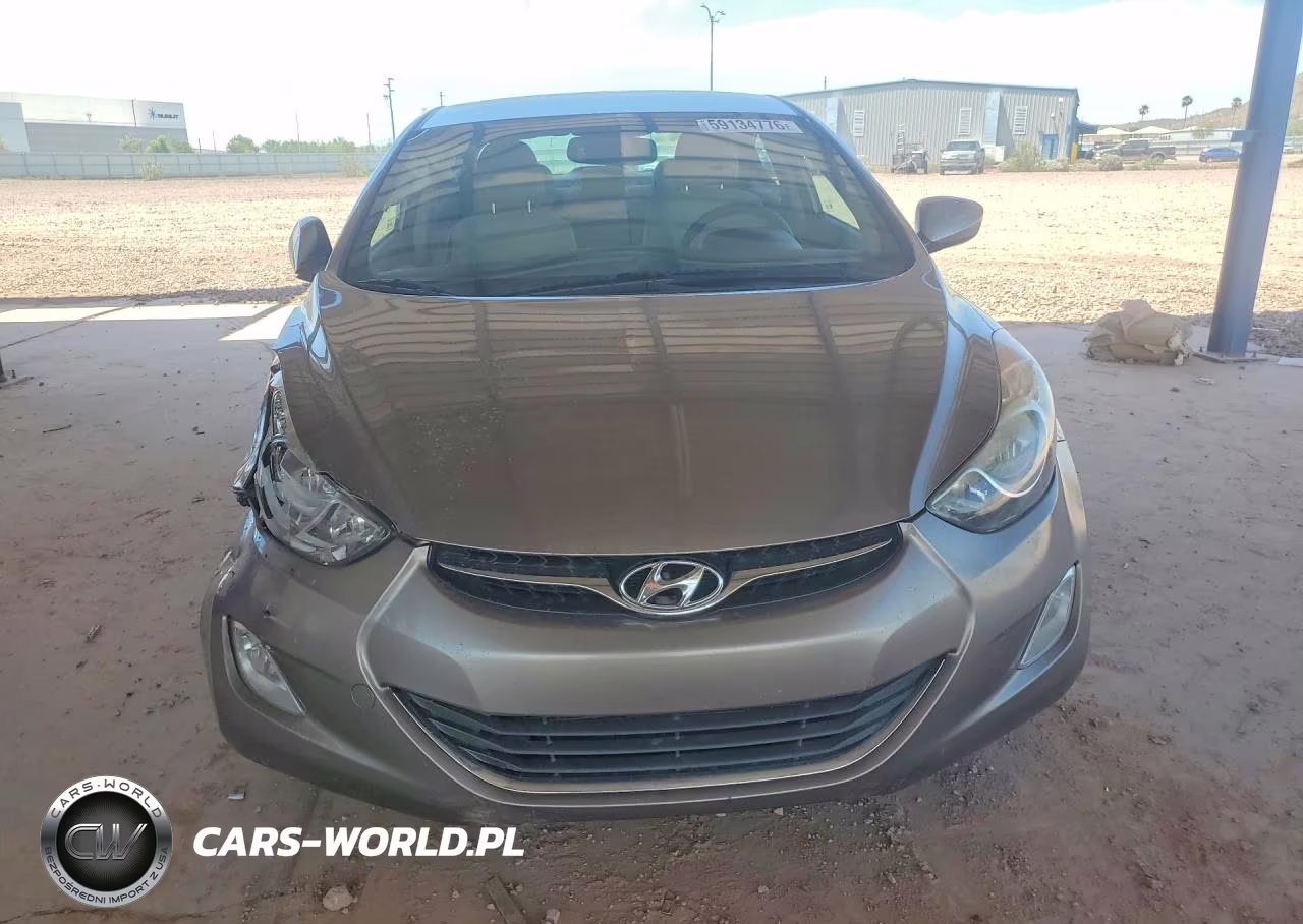 2013 Hyundai Elantra Gls VIN:5NPDH4AE0DH237219 - 5