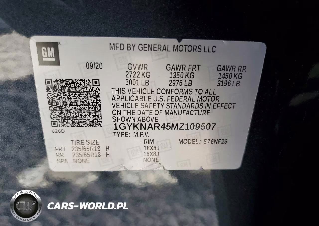 2021 Cadillac Xt5 Luxury VIN:1GYKNAR45MZ109507 - 12