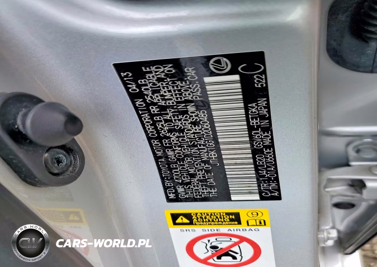 2013 Lexus Es 350 VIN:JTHBK1GG1D2060485 - 12