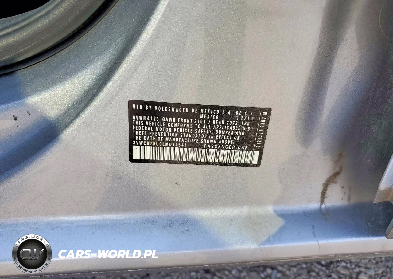2020 Volkswagen Jetta S VIN:3VWCB7BU0LM014544 - 13