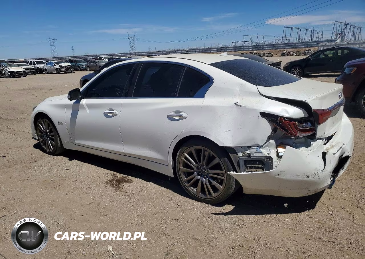 2018 Infiniti Q50 Red Sport 400 VIN:JN1FV7AP6JM461345 - 2