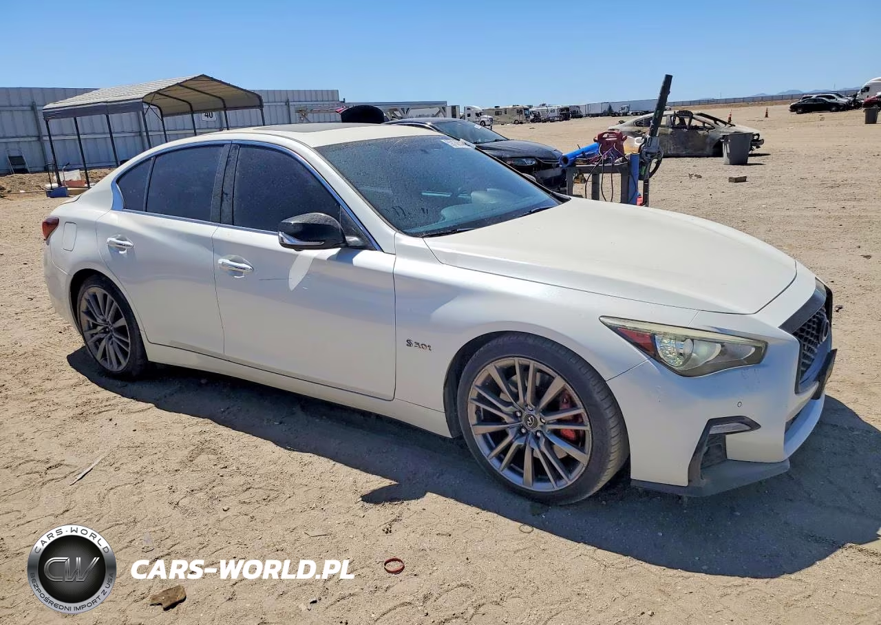 2018 Infiniti Q50 Red Sport 400 VIN:JN1FV7AP6JM461345 - 4