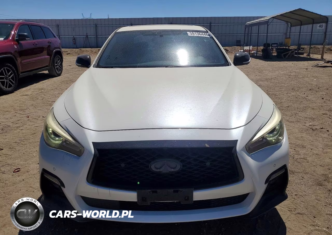 2018 Infiniti Q50 Red Sport 400 VIN:JN1FV7AP6JM461345 - 5