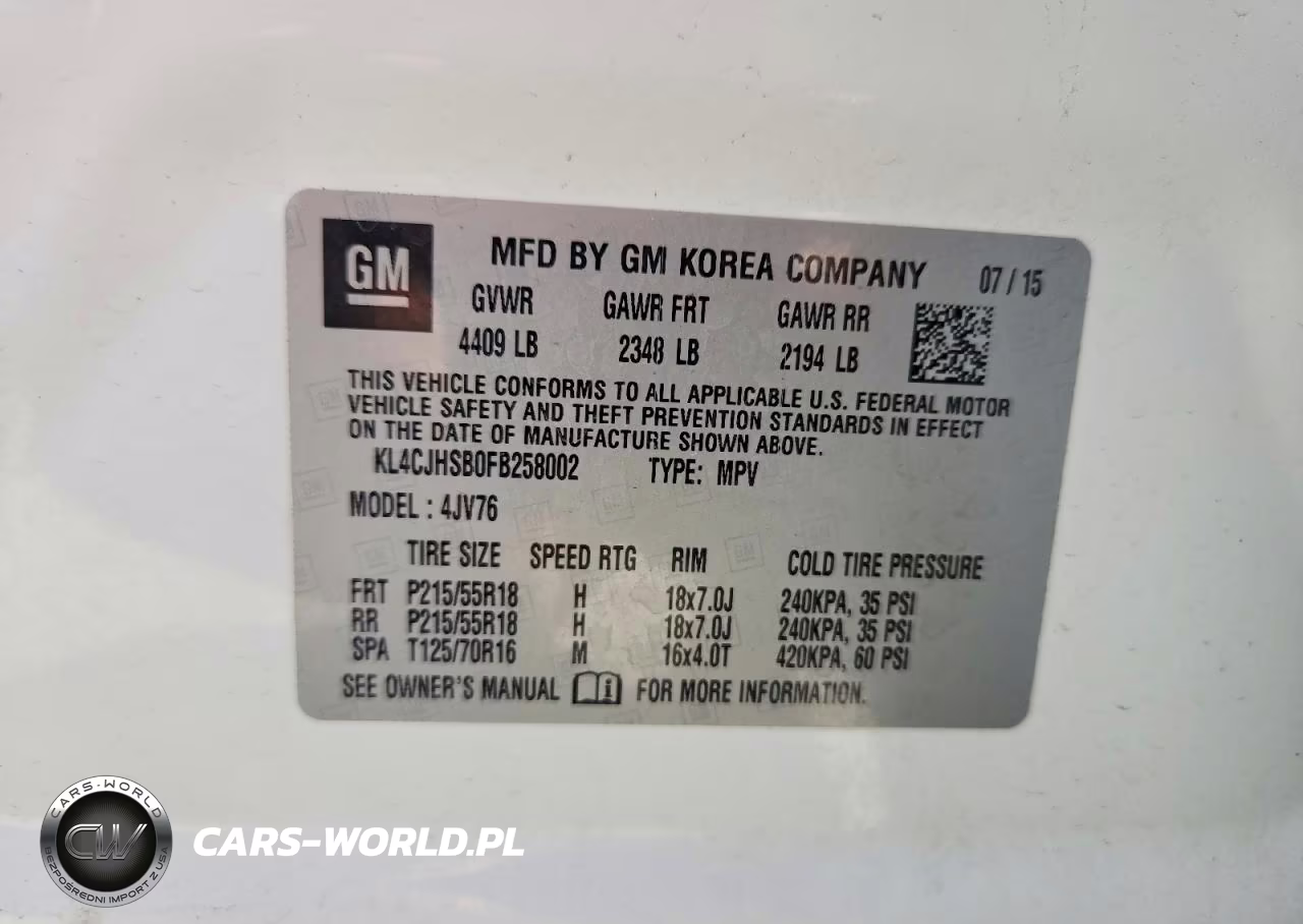 2015 Buick Encore Premium VIN:KL4CJHSB0FB258002 - 12