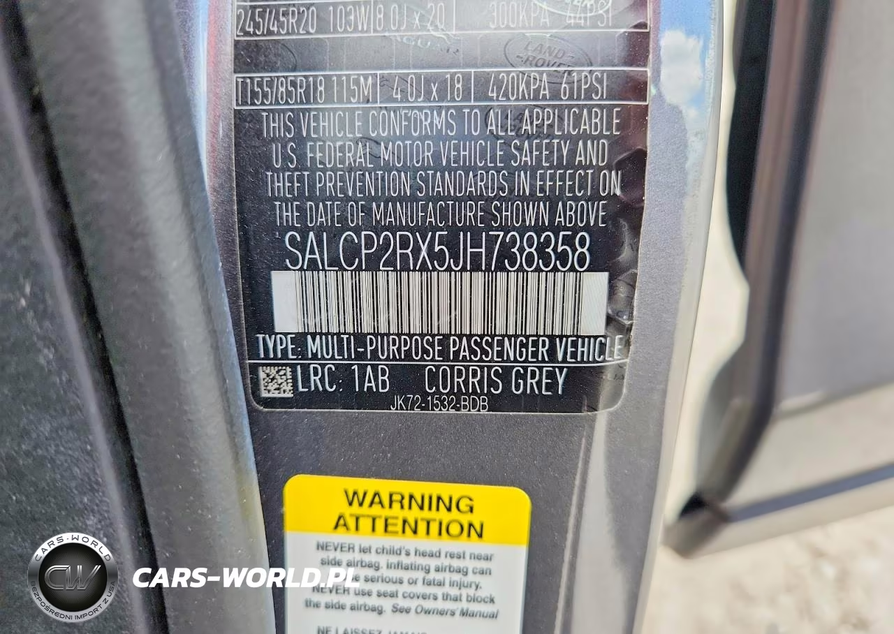 2018 Land Rover Discovery Sport Se VIN:SALCP2RX5JH738358 - 12