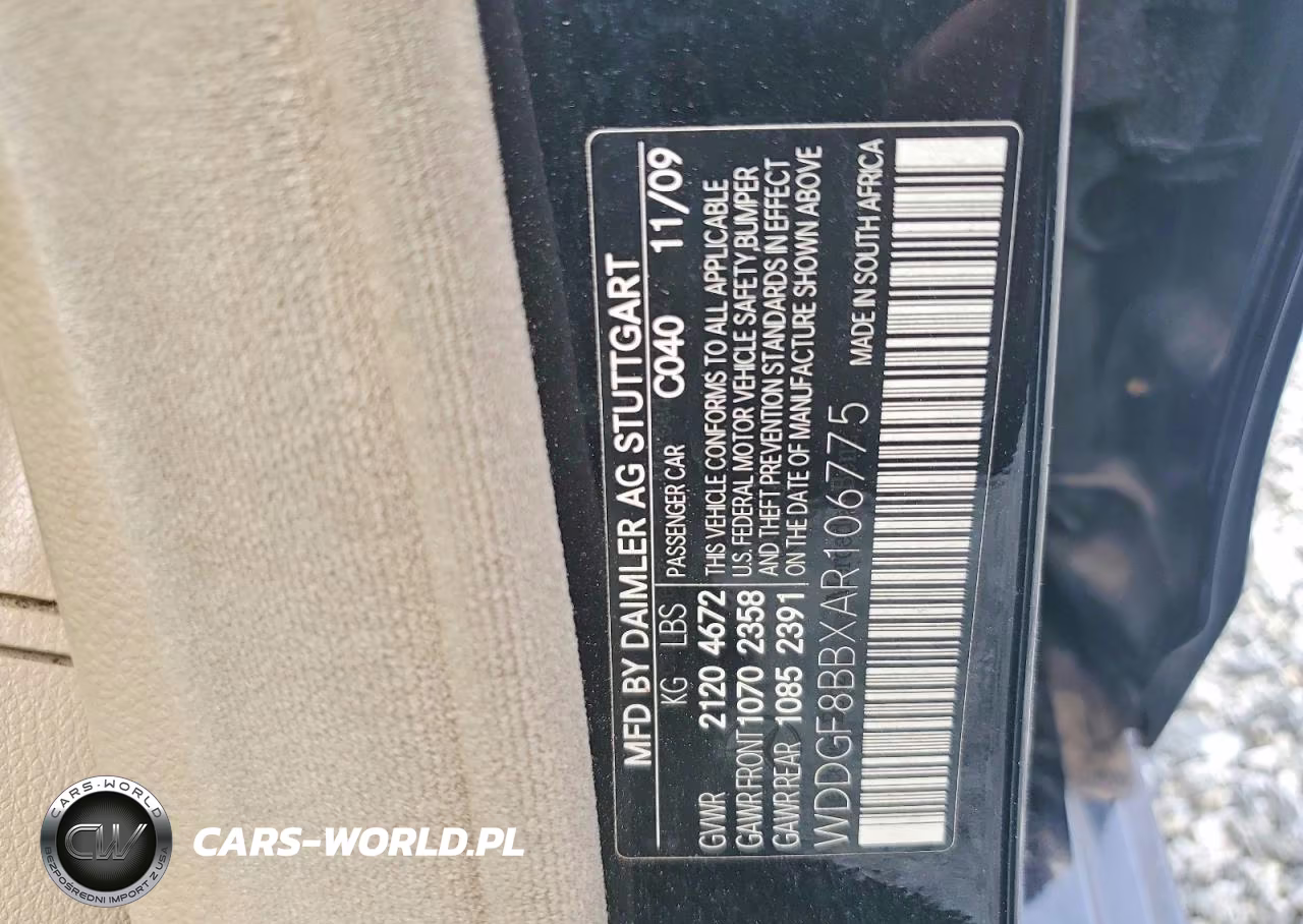 2010 Mercedes-Benz C 300 4Matic VIN:WDDGF8BBXAR106775 - 12