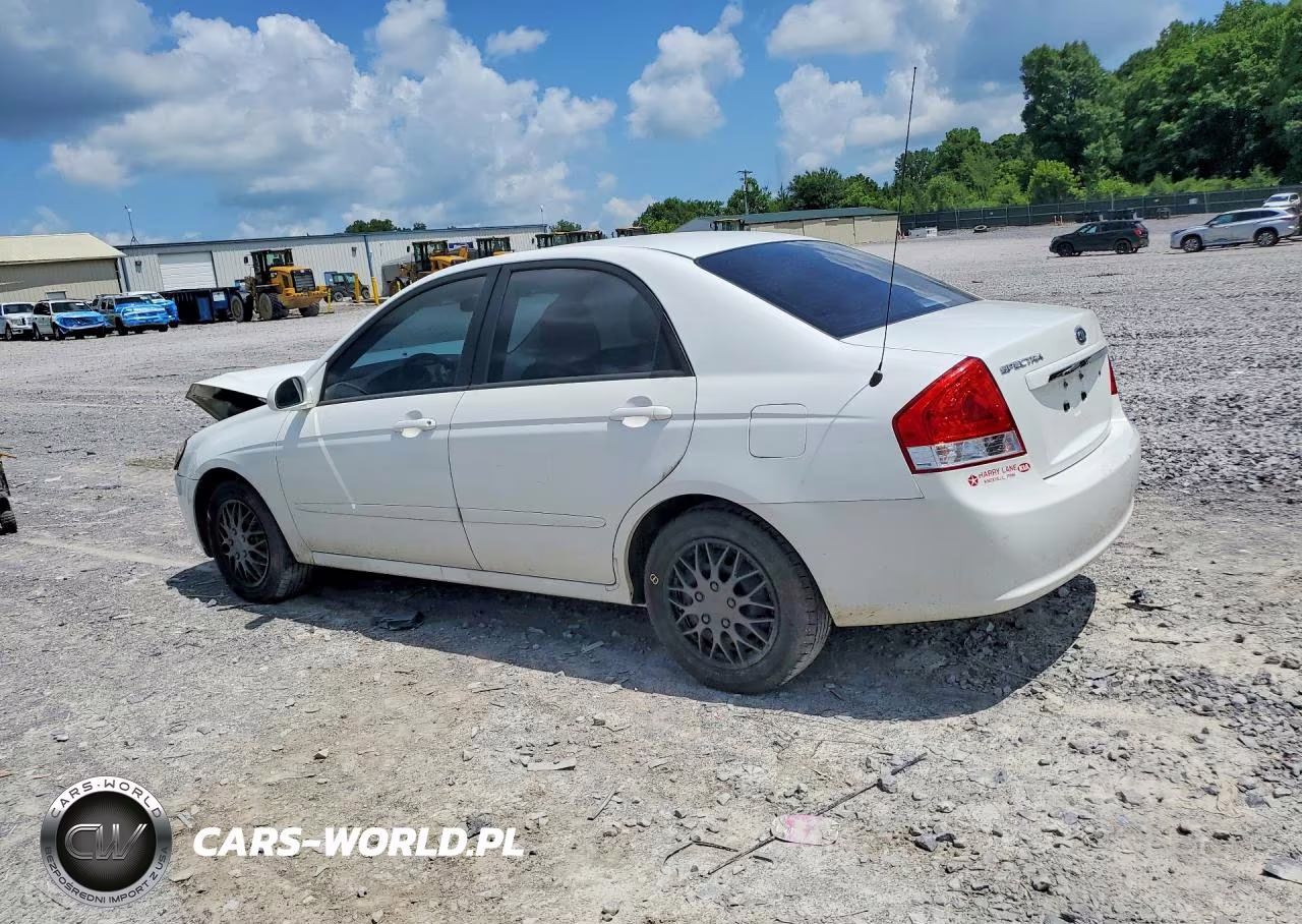 2007 Kia Spectra Lx VIN:KNAFE121175432839 - 2