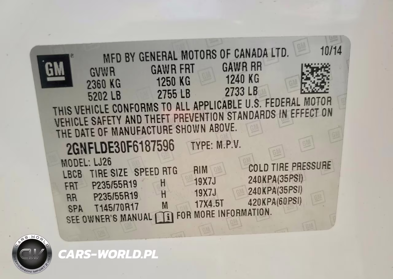 2015 Chevrolet Equinox Ltz VIN:2GNFLDE30F6187596 - 12