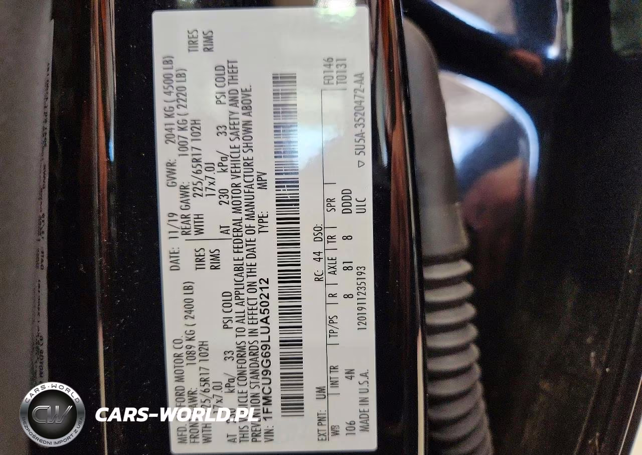 2020 Ford Escape Se VIN:1FMCU9G69LUA50212 - 13