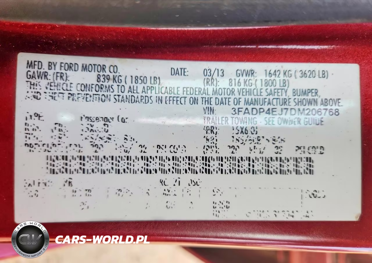 2013 Ford Fiesta Se VIN:3FADP4EJ7DM206768 - 13