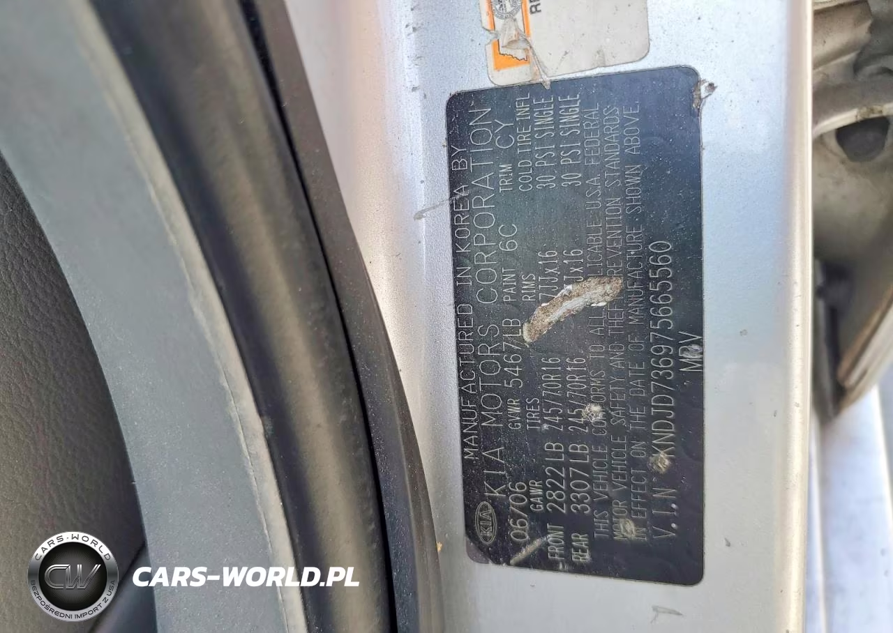 2007 Kia Sorento Base VIN:KNDJD736975665560 - 13