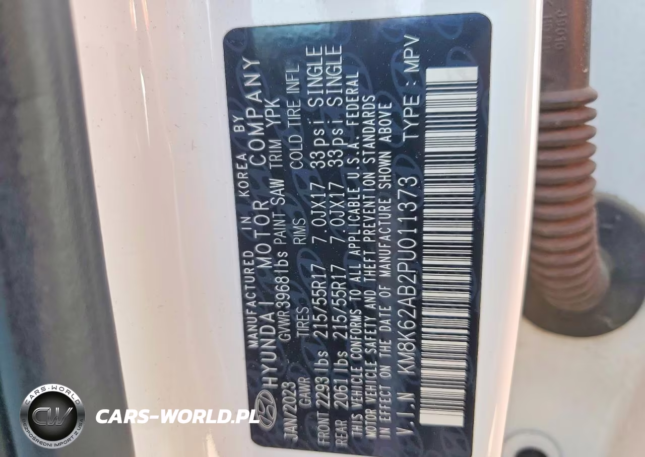 2023 Hyundai Kona Sel VIN:KM8K62AB2PU011373 - 12
