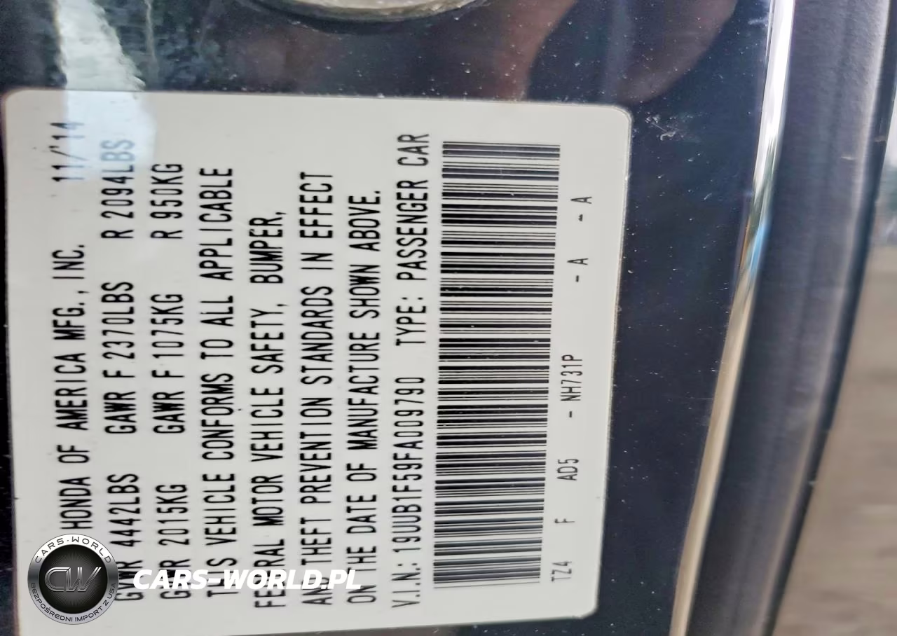 2015 Acura Tlx Tech VIN:19UUB1F59FA009790 - 12