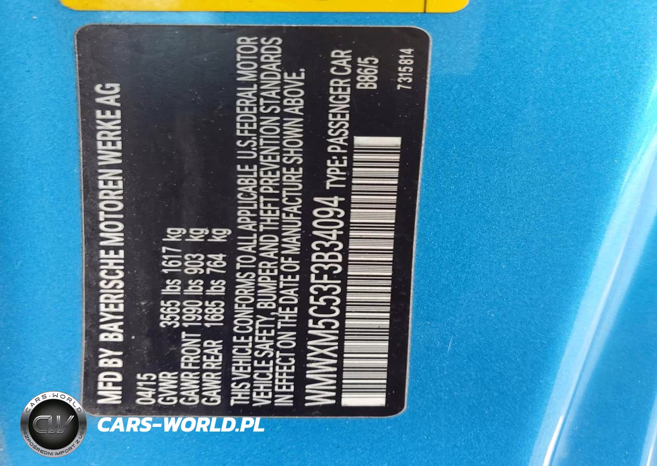 2015 Mini Cooper VIN:WMWXM5C53F3B34094 - 12