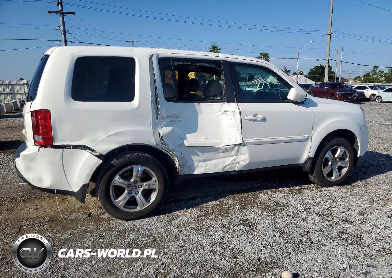 2013 Honda Pilot Exl VIN:5FNYF3H61DB040462 - 3