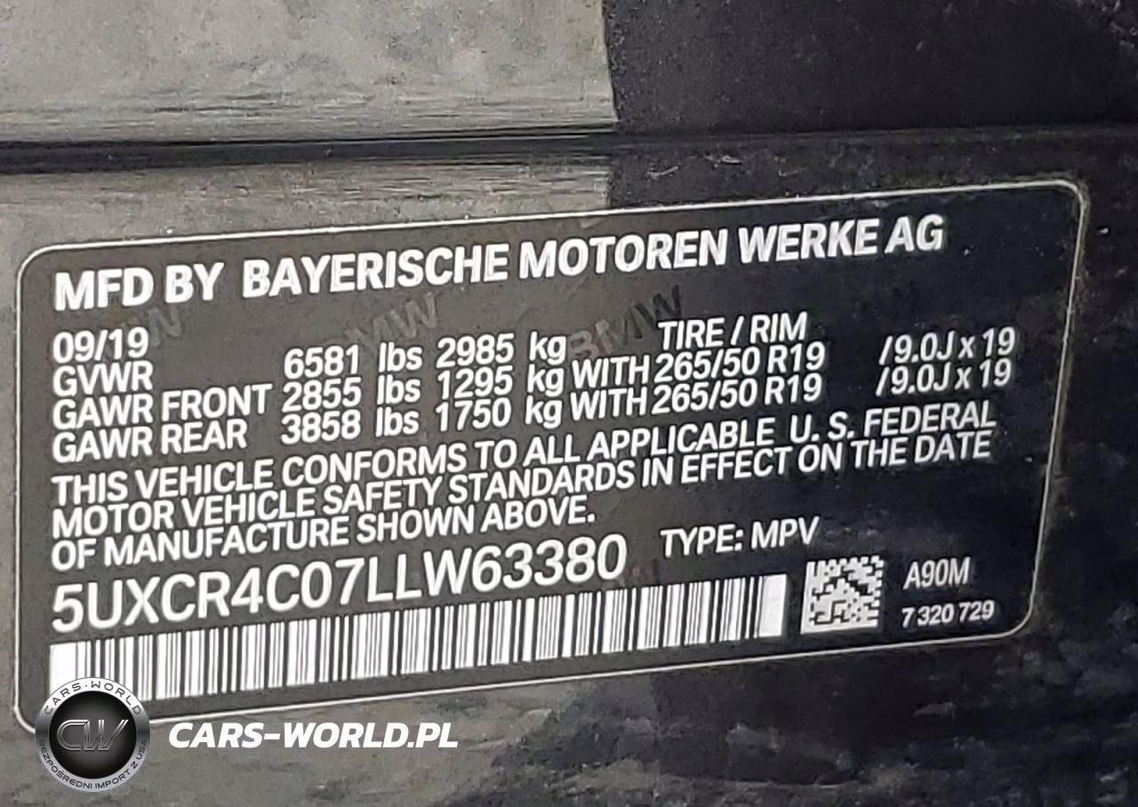 2020 BMW X5 Sdrive 40I VIN:5UXCR4C07LLW63380 - 13