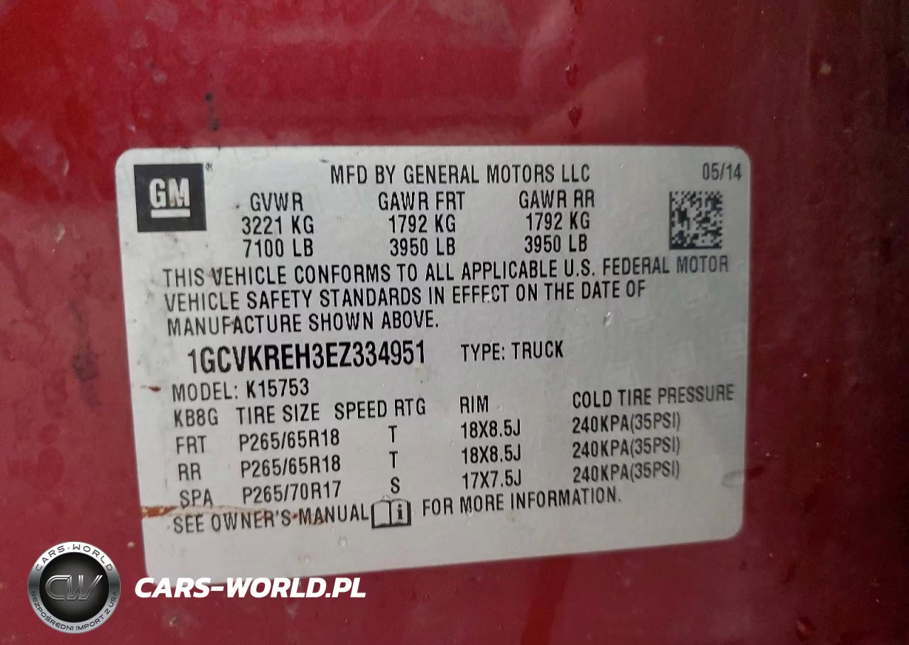 2014 Chevrolet Silverado K1500 Lt VIN:1GCVKREH3EZ334951 - 12