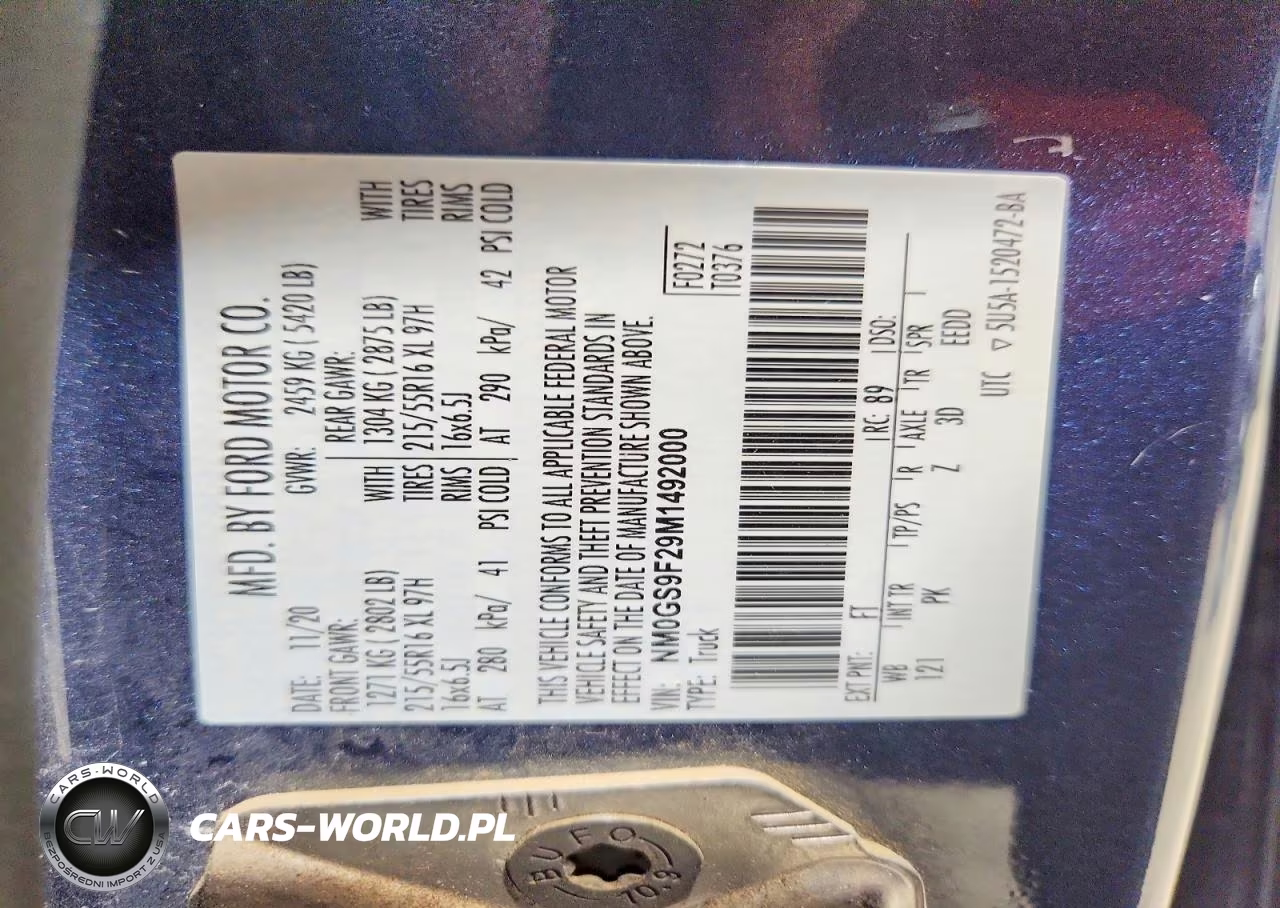 2021 Ford Transit Connect Xlt VIN:NM0GS9F29M1492000 - 13