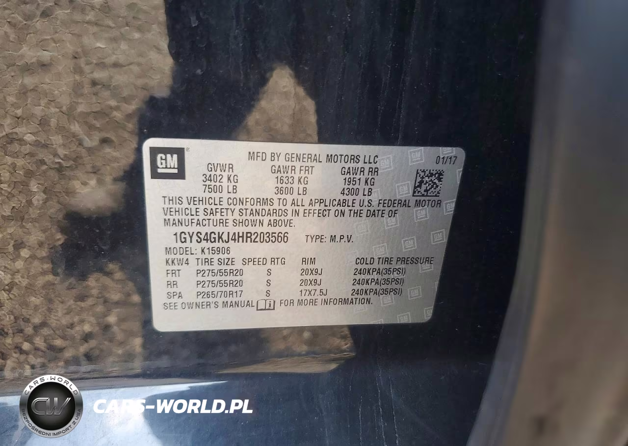 2017 Cadillac Escalade Esv VIN:1GYS4GKJ4HR203566 - 13