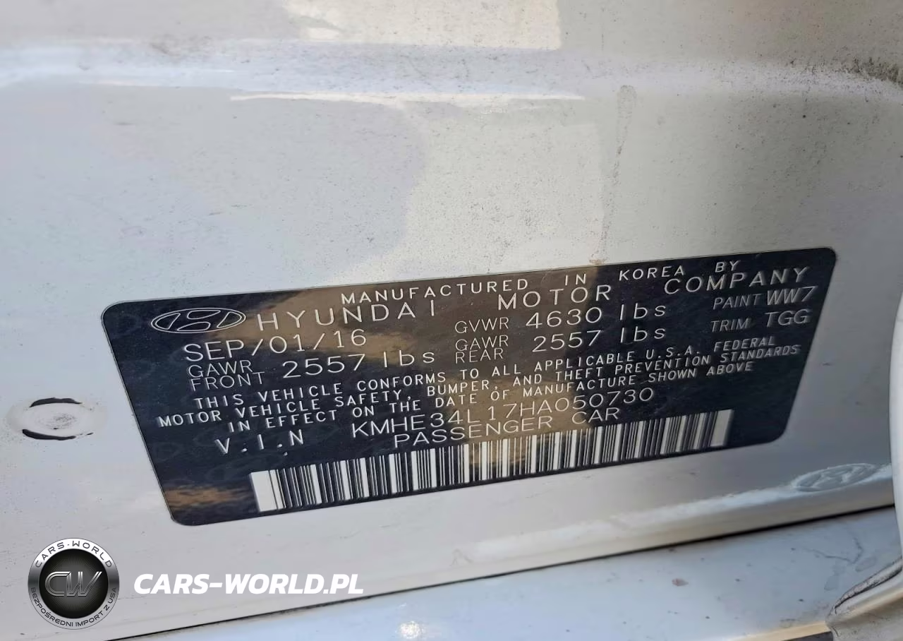 2017 Hyundai Sonata Hybrid Limited VIN:KMHE34L17HA050730 - 12
