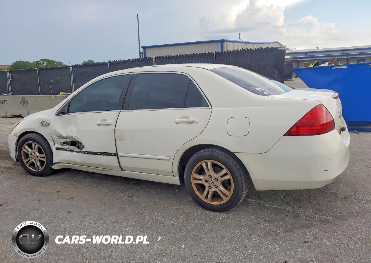 2007 Honda Accord Se VIN:JHMCM56317C009636 - 2