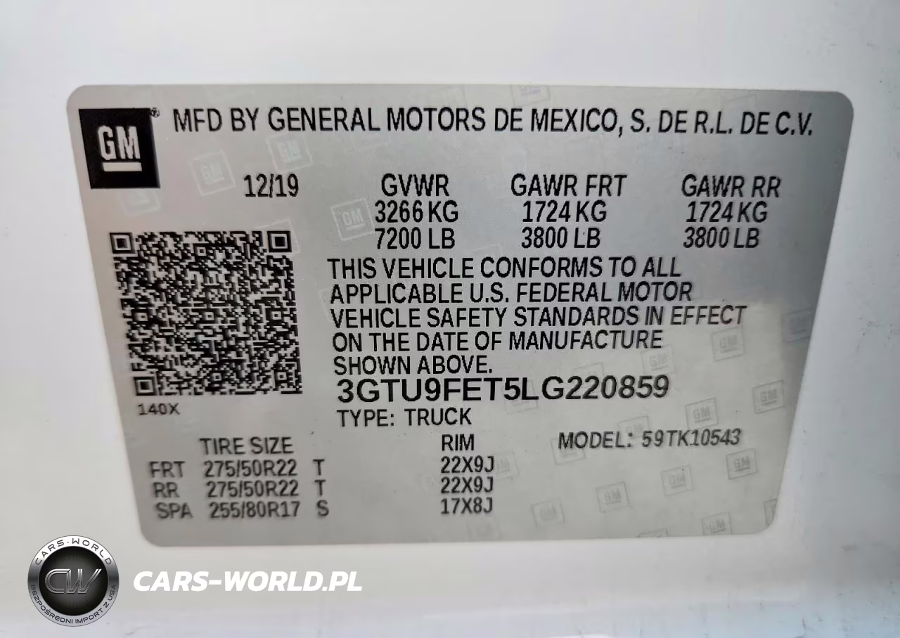 2020 GMC Sierra K1500 Denali VIN:3GTU9FET5LG220859 - 12