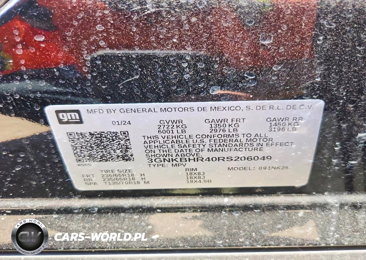 2024 Chevrolet Blazer 2Lt VIN:3GNKBHR40RS206049 - 14