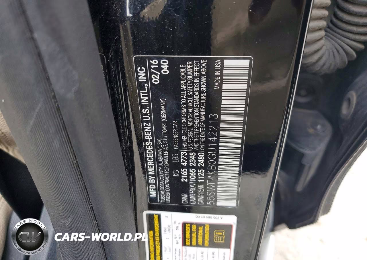 2016 Mercedes-Benz C 300 4Matic VIN:55SWF4KB0GU142213 - 12