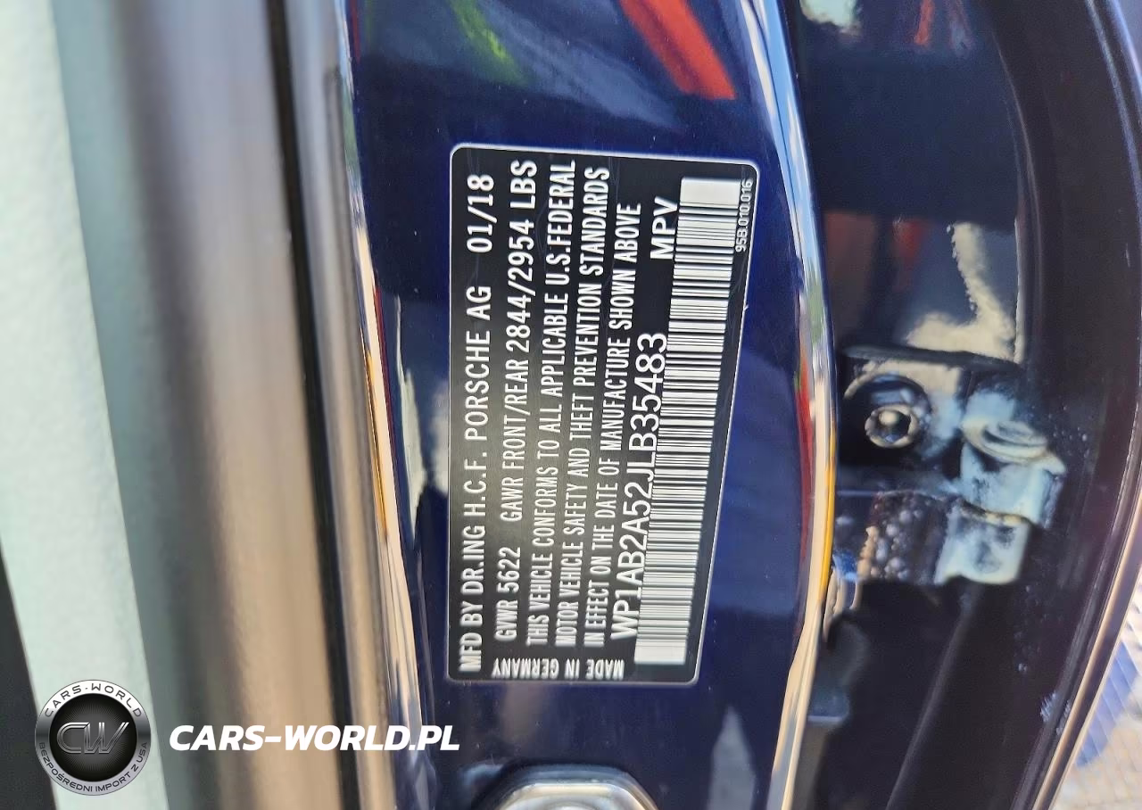 2018 Porsche Macan S VIN:WP1AB2A52JLB35483 - 13