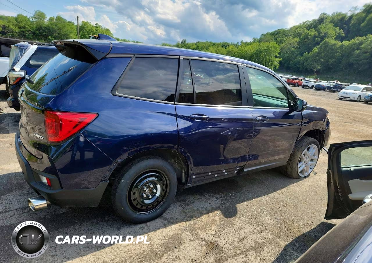 2024 Honda Passport Exl VIN:5FNYF8H59RB013375 - 3