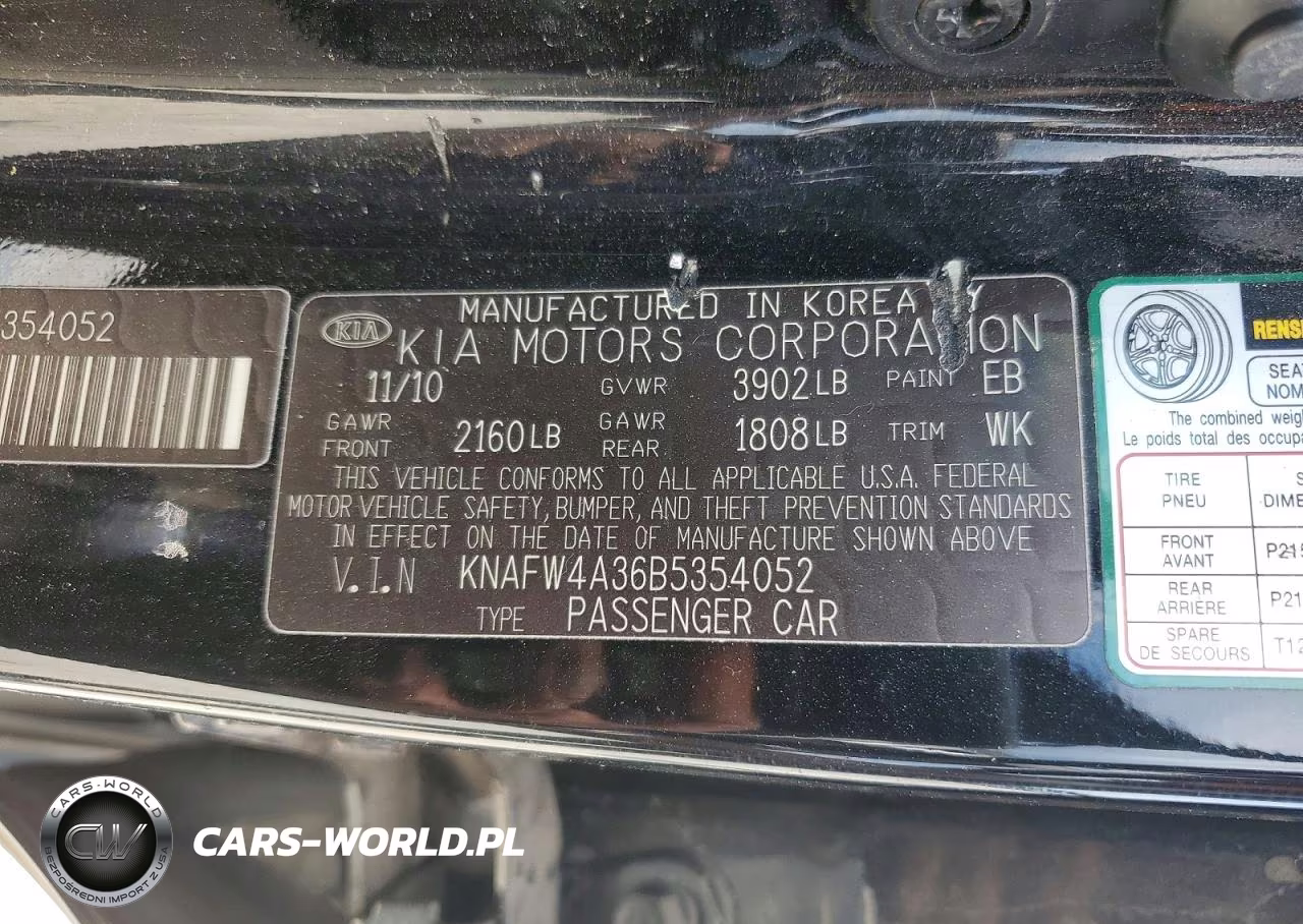 2011 Kia Forte Sx VIN:KNAFW4A36B5354052 - 13