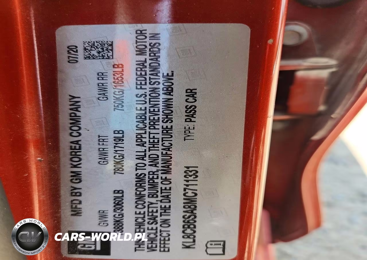 2021 Chevrolet Spark Ls VIN:KL8CB6SA8MC711331 - 12