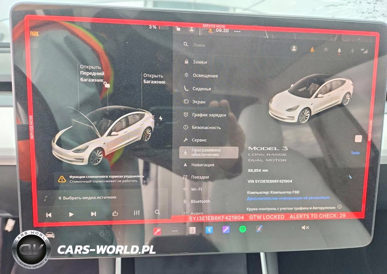 2019 Tesla Model 3 VIN:5YJ3E1EB6KF421904 - 9