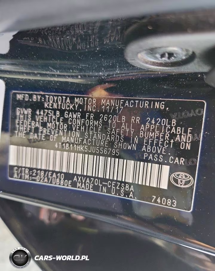 2018 Toyota Camry Se VIN:4T1B11HK5JU556795 - 12