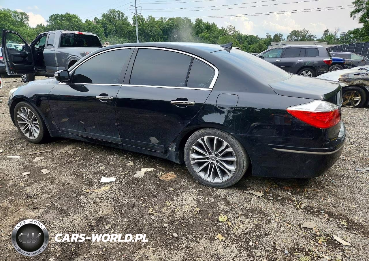 2009 Hyundai Genesis 3.8L VIN:KMHGC46E09U020153 - 2