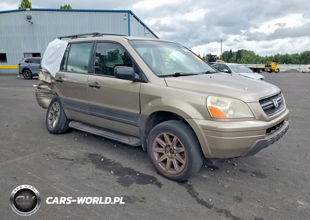2003 Honda Pilot Lx VIN:2HKYF18123H562901 - 4