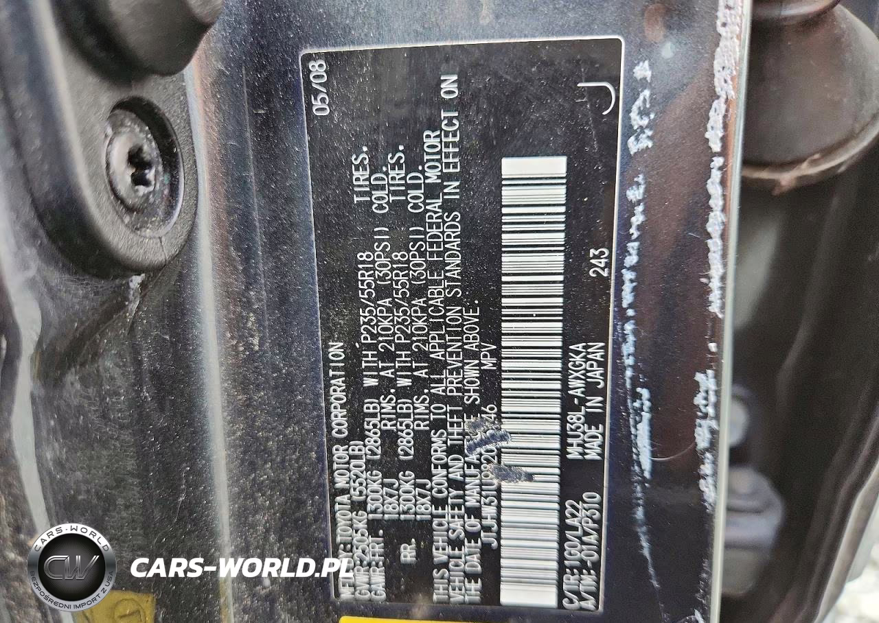 2008 Lexus Rx 400H VIN:JTJHW31U982056746 - 13