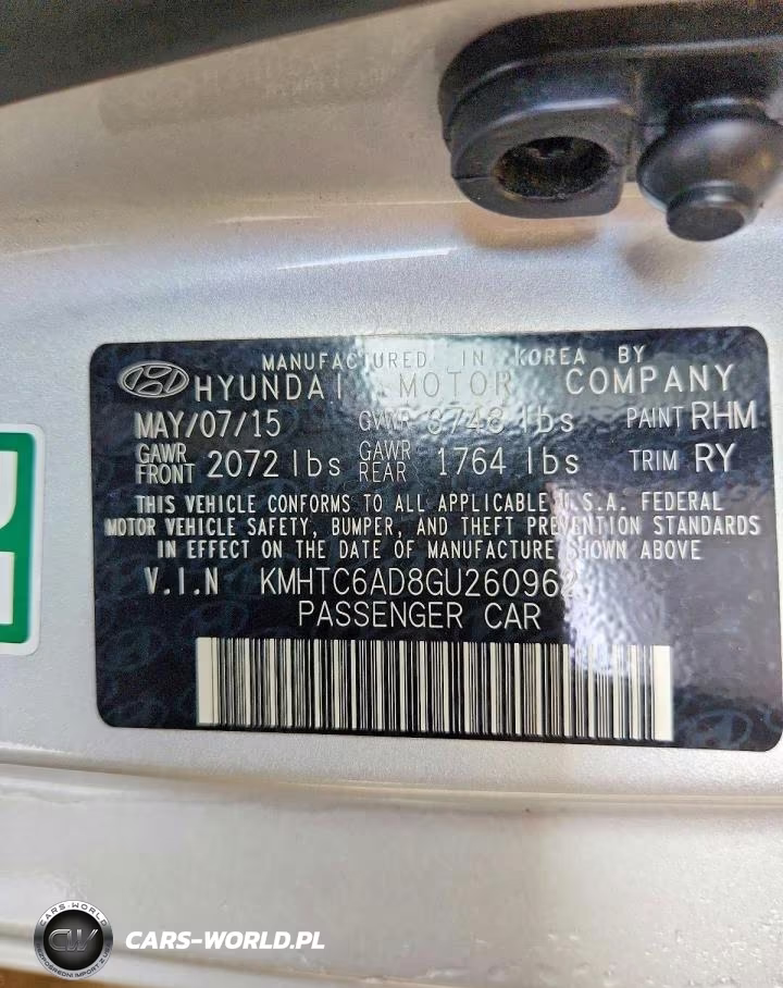 2016 Hyundai Veloster Base VIN:KMHTC6AD8GU260962 - 12
