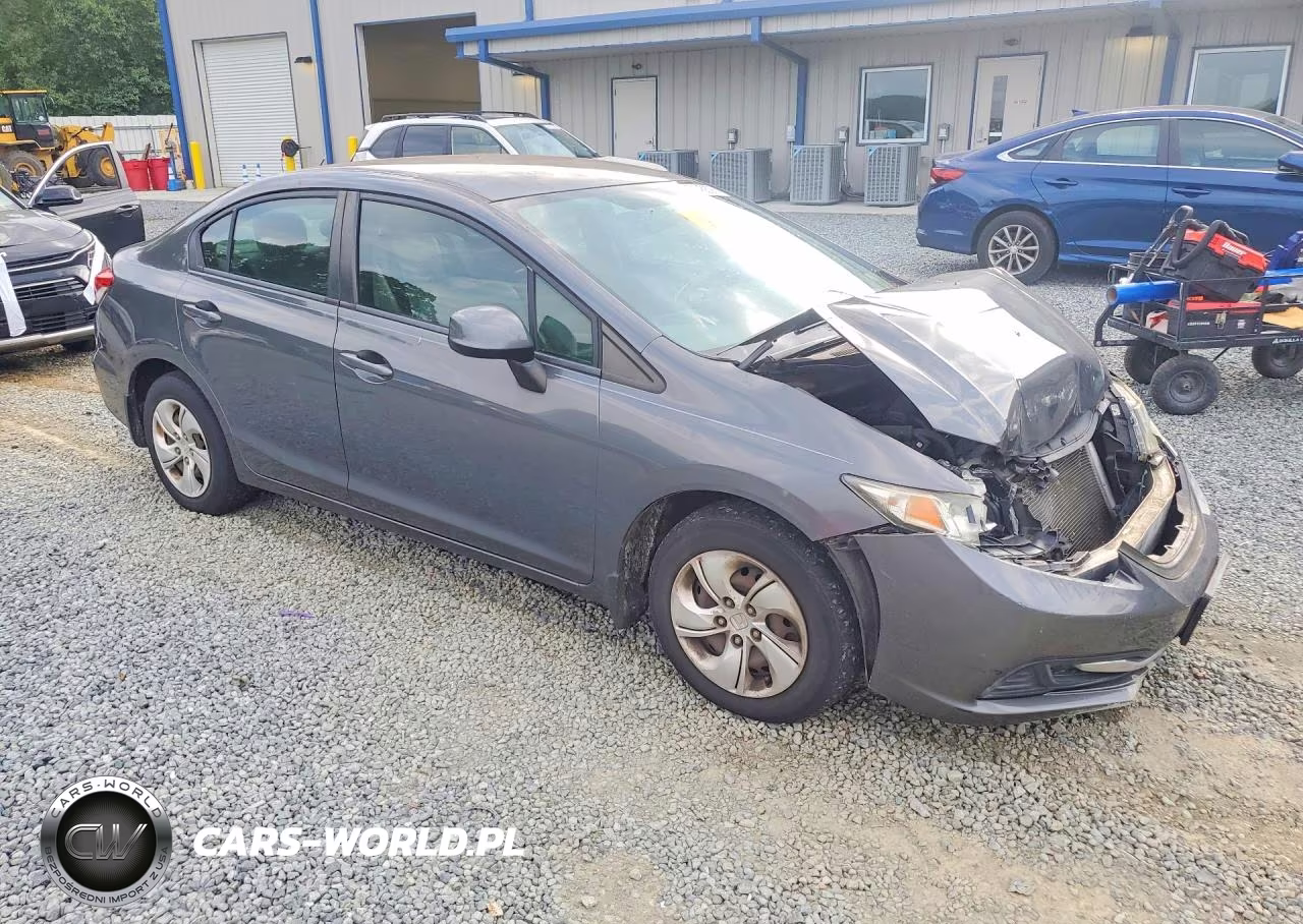 2013 Honda Civic Lx VIN:2HGFB2F50DH577665 - 4