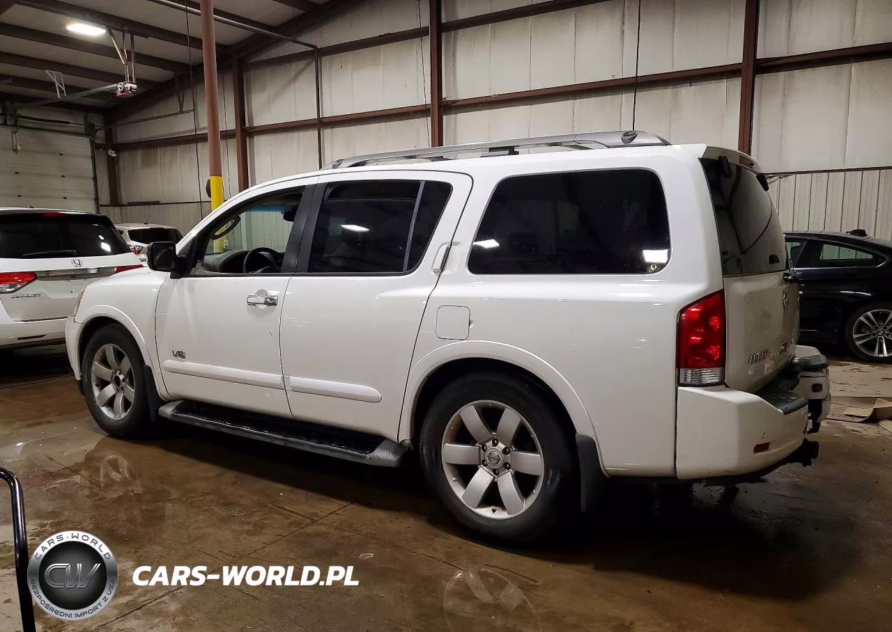 2008 Nissan Armada Se VIN:5N1AA08CX8N624009 - 2