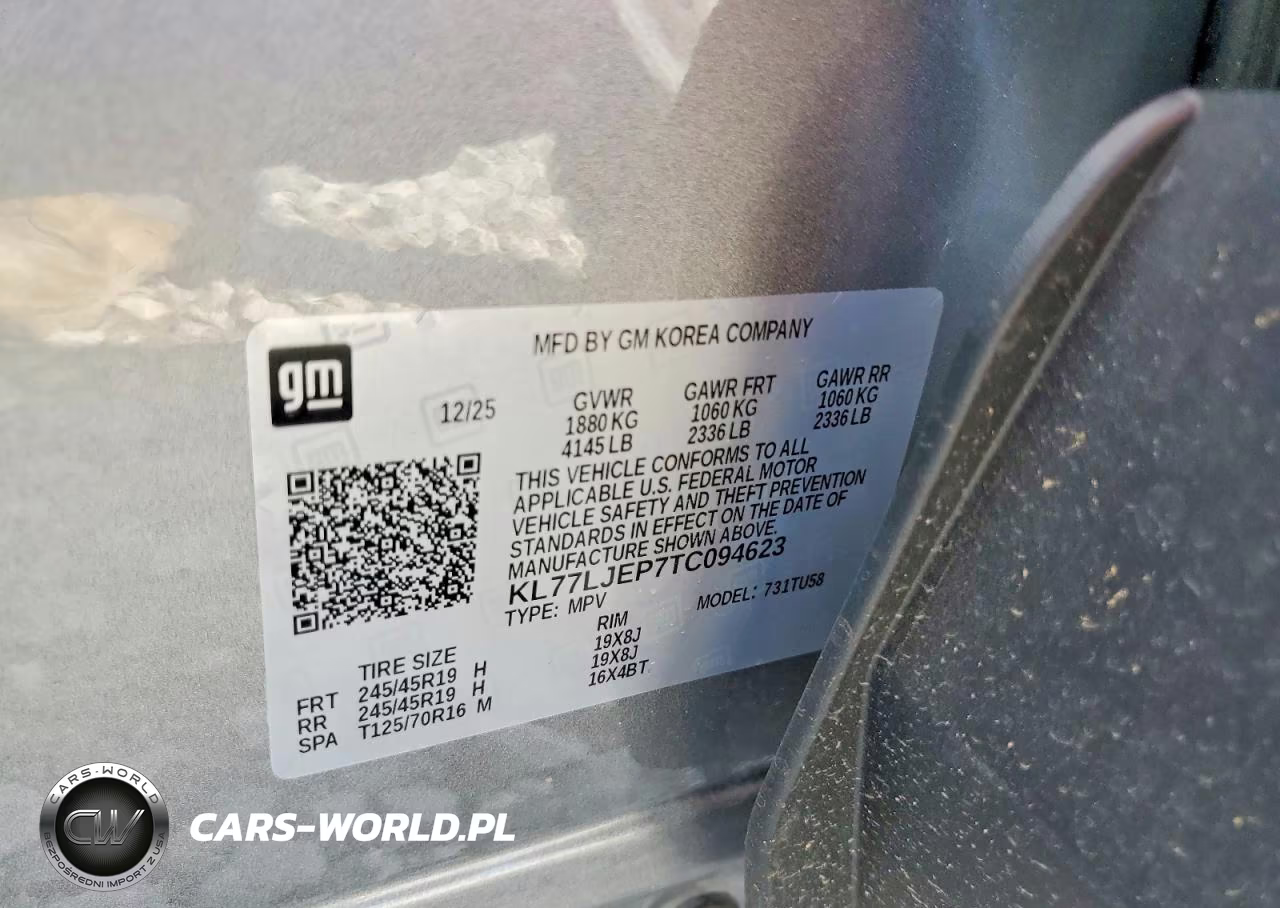 2026 Chevrolet Trax 2Rs VIN:KL77LJEP7TC094623 - 14