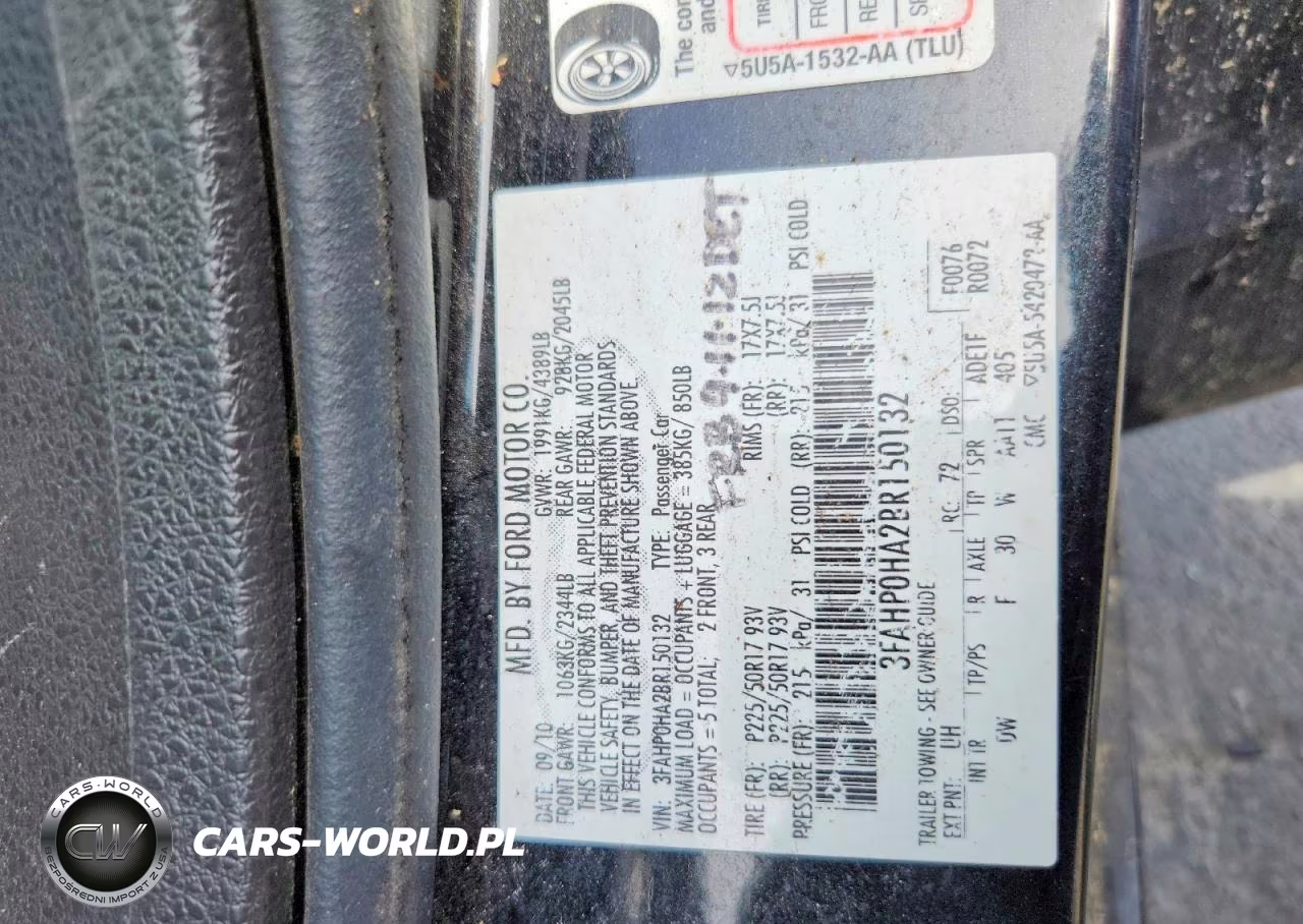 2011 Ford Fusion Se VIN:3FAHP0HA2BR150132 - 12