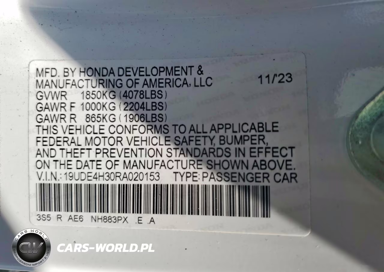 2024 Acura Integra A-Spec VIN:19UDE4H30RA020153 - 12