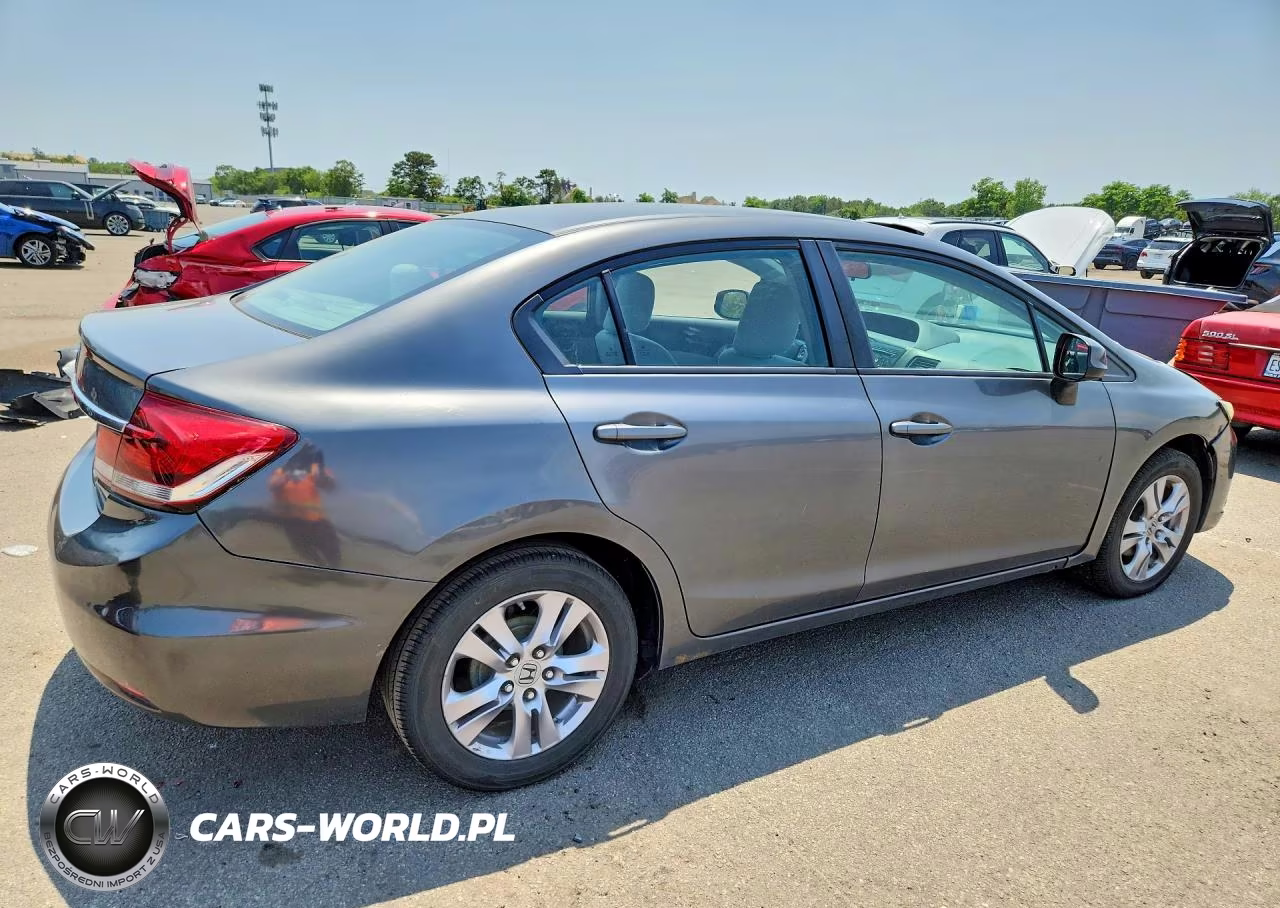 2013 Honda Civic Lx VIN:19XFB2F57DE204200 - 3