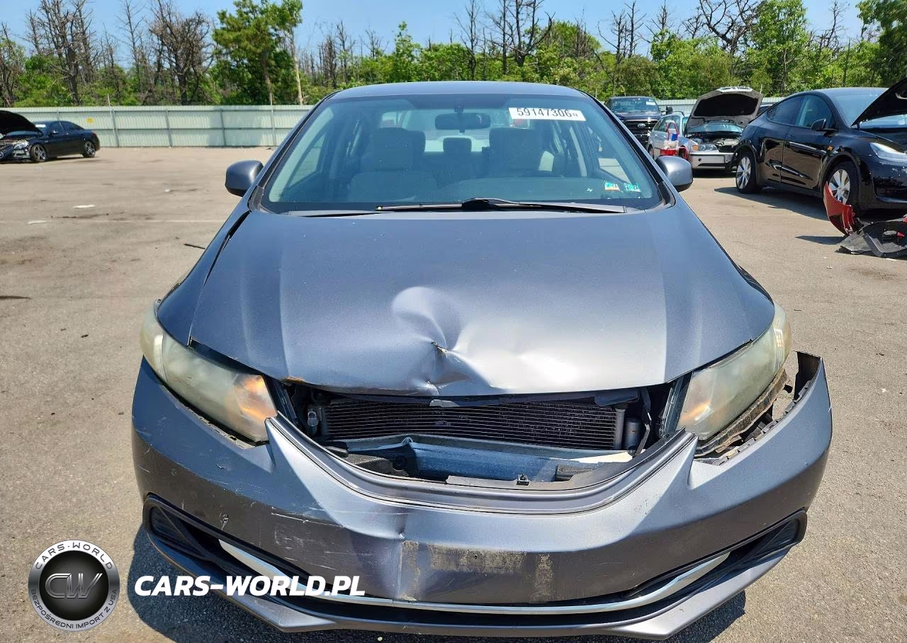 2013 Honda Civic Lx VIN:19XFB2F57DE204200 - 5