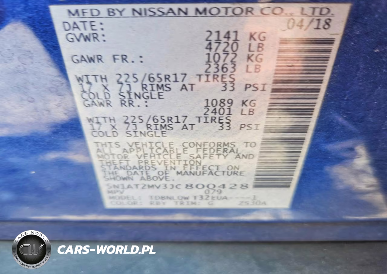 2018 Nissan Rogue Sv VIN:5N1AT2MV3JC800428 - 13