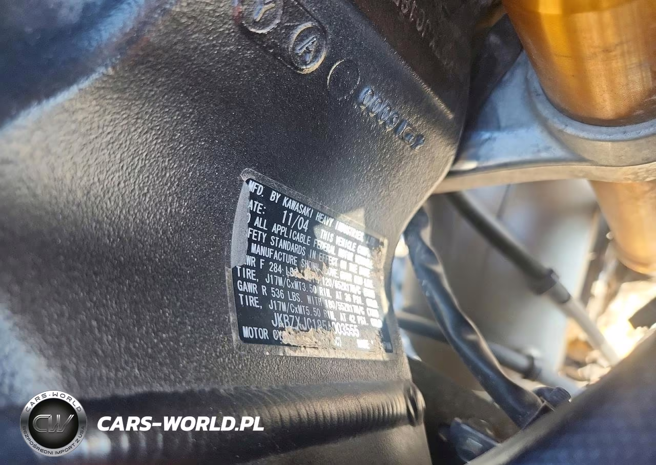 2005 Kawasaki Zx636 C1 VIN:JKBZXJC185A003555 - 9