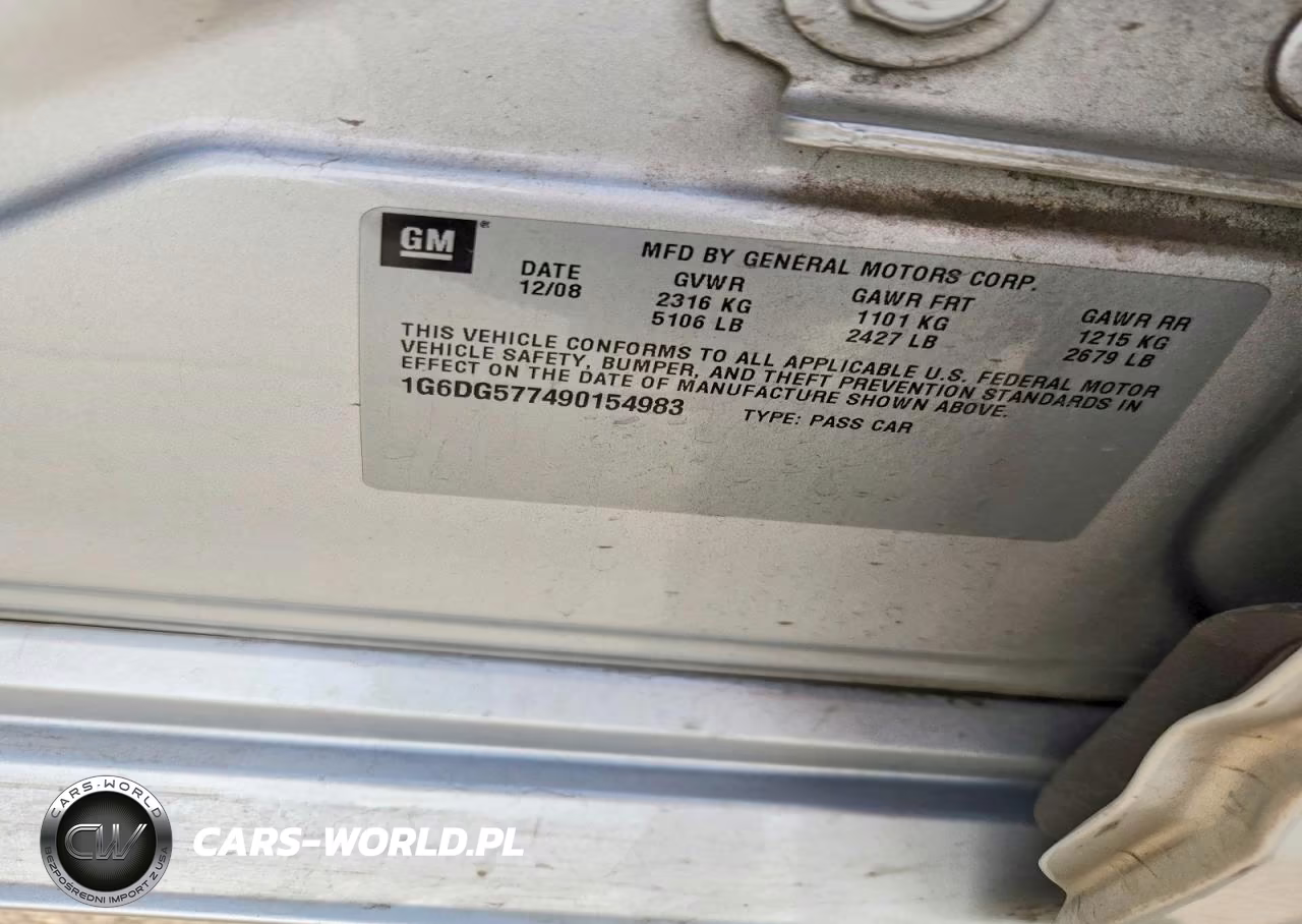 2009 Cadillac Cts VIN:1G6DG577490154983 - 13