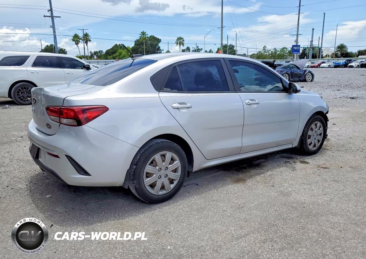 2021 Kia Rio Lx VIN:3KPA24AD6ME412282 - 3