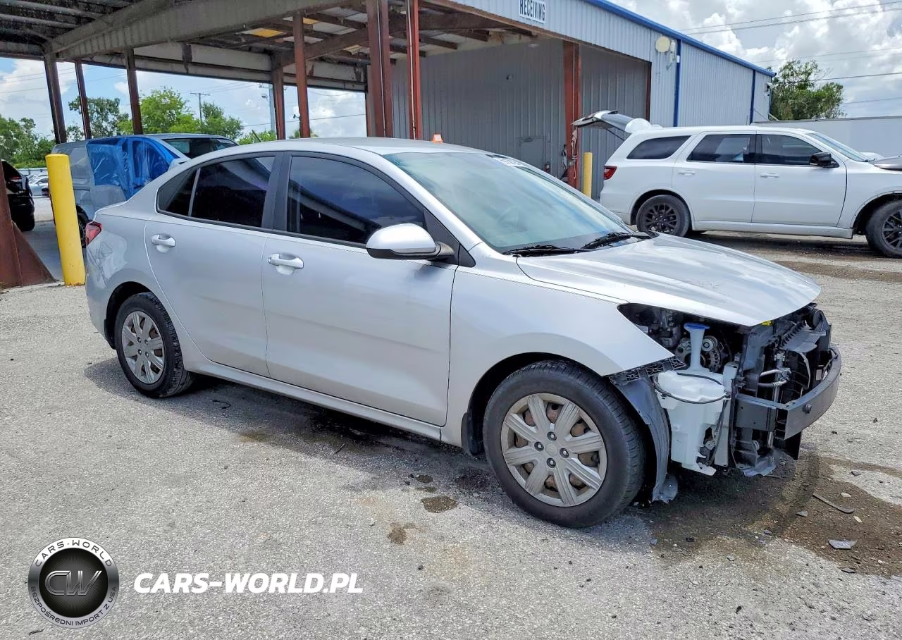 2021 Kia Rio Lx VIN:3KPA24AD6ME412282 - 4
